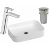 Súprava umývadlová batéria Ravak 10° X070091, umývadlo Ravak Ceramic XJX01155002, X01439