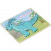 Vkladačka dinosaurus drevená 18x14,5cm
