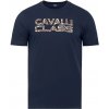 CAVALLI CLASS Logo Blue tričko Veľkosť: S