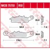 TRW brzdove platničky TRW MCB757SI