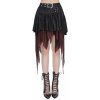 sukňa DEVIL FASHION Black and Red