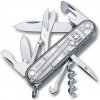 VICTORINOX Silver tech CLIMBER 1.3703.T7 (CLIMBER 1.3703.T7, silver translucent, 91mm)