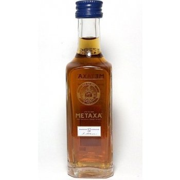 Metaxa 12* 40% 0,05 l (čistá fľaša)
