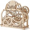 3D mechanické puzzle Ugears Divadlo 70 ks - hnedé