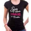 Fajntričko Tričko - Najlepšia Švagriná a bodka, Farba čierna, Strih/ Variant Dámsky