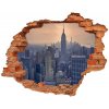 Fototapeta diera na stenu Manhattan new york city 90x70 cm