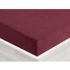 Froté napínacie prestieradlo FR-011 Bordó 90 x 220 - výška 20 cm