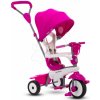Trojkolka Breeze Plus Pink Classic smarTrike TouchSteering ovládanie s držiakom na fľašu a gumené kolesá s tlmičom od 10 mes
