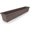 Plastkon Garden truhlík hnedý 100 cm