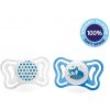 Chicco Physio Light silikon chlapec hviezdy/líška 2 ks V000915
