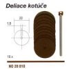 Proxxon Micromot Proxxon Rezné kotúče 22x0,7 mm /10 ks + upínacia stopka 28810