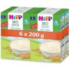 6x HiPP BIO Obilná kaša 100% ryžová 200 g, 4m+