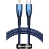 Kábel Baseus Glimmer Series CADH000003, USB-C na Apple Lightning 8-pin Power Delivery 20W, 1m, modrý