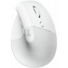 Logitech Lift for Mac Vertical ergonomická myš - white pale grey 910-006477
