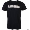 Rock Off tričko metal Ramones Logo & Seal Applique Slub čierna