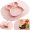 Silikónový tanierik pre deti na kŕmenie Králik Ricokids