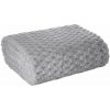 Eurofirany polyester strieborná Deka 200x220
