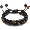 Amparo Miranda® Náramok Tigrie oko s lávovými kameňmi TL655