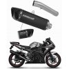 Yamaha YZF R6 2003 - 2005 EU Approved ladený výfuk HP6 BLACK + dB killer