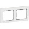 Legrand 770492 VALENA RÁMIK DVOJNÁSOBNÝ BIELA/STRIEBORNÁ HORIZONTÁLNY + predĺžená záruka na 3 roky