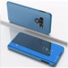 Knižkové puzdro Electroplating Mirror na LG K61 - Modrá