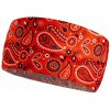 Čelenka P.A.C. Ocean Upcycling Headband - Red Paisley S/M