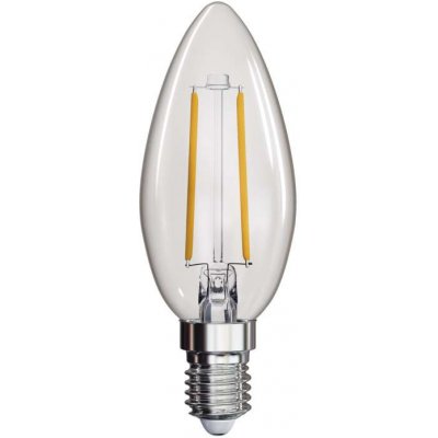 Emos LED žiarovka Filament Candle 2W E14 teplá biela