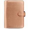2026 Filofax Saffiano Diár osobný ružovozlatá týždenný
