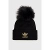 adidas Originals W Fur Pom beanie čierna