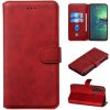 Knižkové puzdro Motorola Moto G8 Plus červená farba