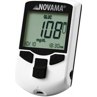 NOVAMA MULTICHECK PRO +, Prístroj 3 v 1 na meranie cholesterolu, glukózy, kyseliny močovej