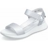 Rieker dámske sandále W2951-90 strieborná
