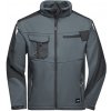 James&Nicholson Pánska softshellová bunda JN844 Carbon M