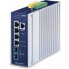 PLANET IP30 Industrial L3 4-Port Riadený 2.5G Ethernet (100/1000/2500) Hliník, Modrá (IGS-6325-4T2X)