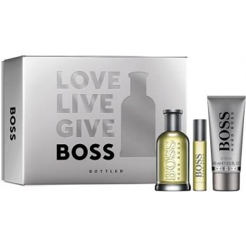 Hugo Boss Boss Bottled EDT 100 ml + sprchový gél 100 ml + EDT 10 ml darčeková sada