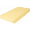 Prestieradlo 100% bavlna jersey 120 x 60 cm Sv. žltá
