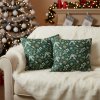 Obliečka na vankúš, Zelené Vianoce, 40 x 40 cm