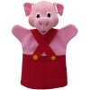 Moravská ústředna Maňuška Prasiatko 26 cm Červené