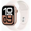 Apple Watch Series 10 42 mm Cellular ružovo zlatý hliník so svetlo rumenným športovým remienkom S/M MWX93QC/A