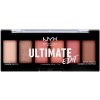 NYX Professional Makeup Ultimate Edit Petite Shadow paletka očných tieňov 01 Warm Neutrals 6 x 1,2 g
