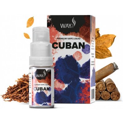 WAY to Vape Cuban 10 ml 0 mg