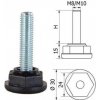 Plastová nivelačná nožička ø 30 x 55 mm, M10 x 40 mm