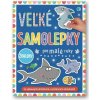 Veľké samolepky a omaľovánky pre malé ruky Žra...