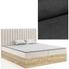 MD Kontinentálna Boxspring posteľ CAMILA 160x200 výber z farieb KRONOS_34