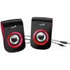 GENIUS SP-Q180, Reproduktory, USB, 6W, červené (GENIUS SP-Q180, Reproduktory, USB, 6W, červené)