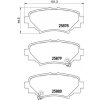 Sada brzdových platničiek kotúčovej brzdy BREMBO P 49 049