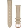 Garmin Quick Release (20mm) kožený remienok, Light Sand/ 18K Rose Gold PVD Materiál: Koža Náhradný remienok na Garmin hodinky Quick Release