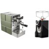 Stone Espresso Mine Green + Eureka Mignon Perfetto, CR black