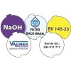 Nálepky pod priezor Easyfit – d=32 mm, 50 ks