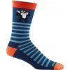 Pánske ponožky Darn Tough Animal Haus Crew Veľkosť ponožiek: 46-49,5 / Farba: tmavomodrá